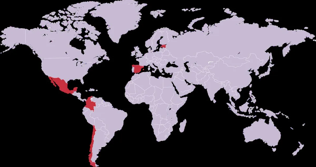 Cobertura global de Silana: LATAM, España y Estonia